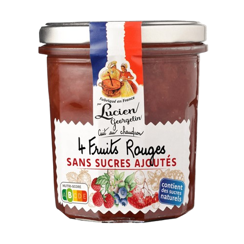 4 Rote Beeren ohne Zuckerzusatz - 320g