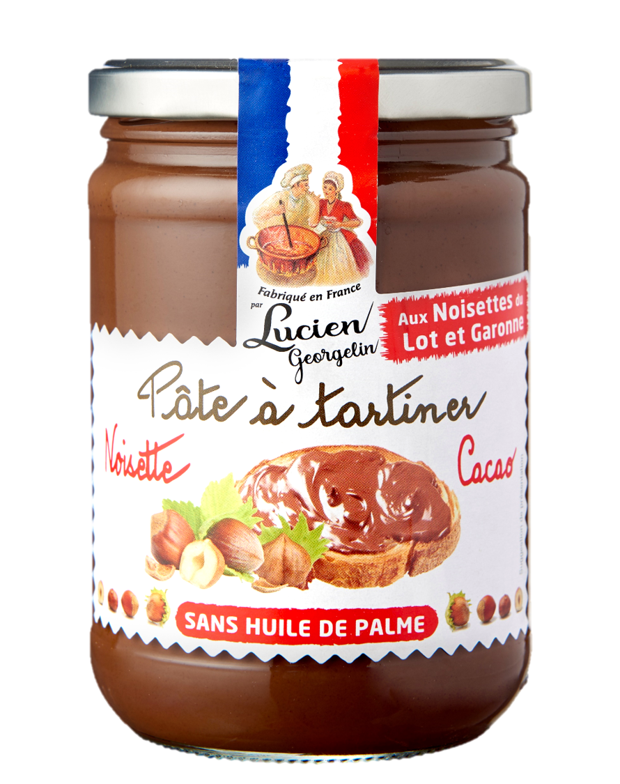 Haselnuss-Kakao-Aufstrich - Pâte à tartiner - 600g ohne Palmöl