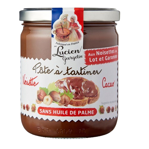 Haselnuss-Kakao-Aufstrich - Pâte à tartiner - 400g ohne Palmöl